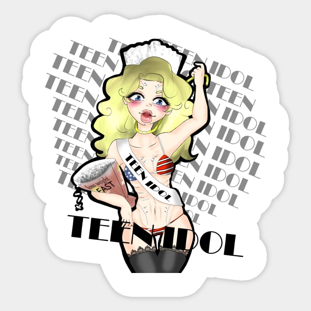 Teen Idol Sticker by McSueMe